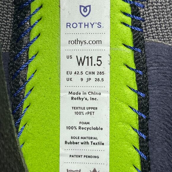 Rothy's Gray and Blue Flats - Picture 8 of 8